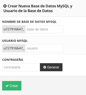 configurar base de datos hostinger configurar base de datos hostinger