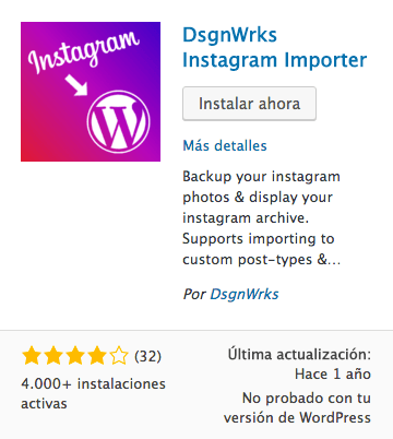DsgnWrks Instagram Importer DsgnWrks Instagram Importer