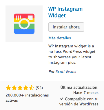 WP Instagram Widget WP Instagram Widget